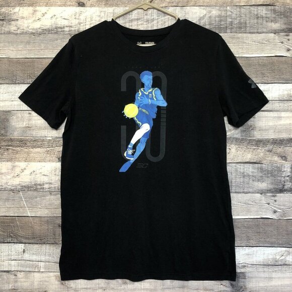 Under Armour HeatGear Loose Fit Youth T-Shirt Stephen Curry 30 Graphic X-Large - Picture 1 of 7